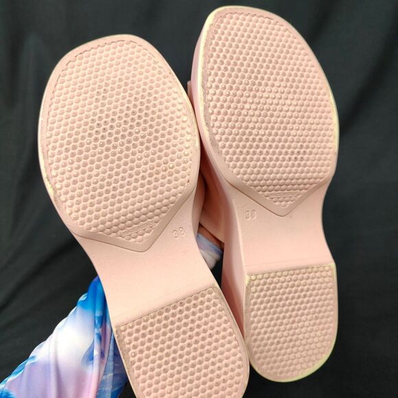 ♡ Steve Madden ♡ Slinky 30 Platform Slide Sandal in Blush - Picture 5 of 5